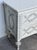 Italian Hand-Carved Tuscan Chest with Laurel Garlands in Antiqued Silver Leaf For Sale - Image 12 of 18