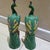 This charming pair of vintage porcelain peacocks brings a vibrant, decorative presence to any interior. Each bird is...