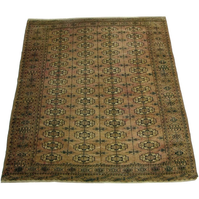 19th Century 1900s Antique Bochara Rug For Sale - Image 5 of 5