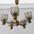 1960s Mid-Century Chandelier in Brass and Crystal from Konsthantverk Tyringe 1, Sweden, 1960s For Sale - Image 5 of 11