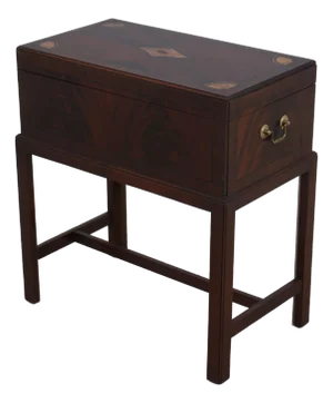 Tradition House Inlaid Mahogany Flip Top Box
