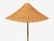 1950s V. Soini Oy, Rare Floor Lamp, Brass, Leather, Rattan, Finland, 1950s For Sale - Image 5 of 13