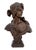 Emmanuel Villanis (French, 1858-1914) "Cendrillon" Patinated Bronze Bust, signed to proper left shoulder and titled on...