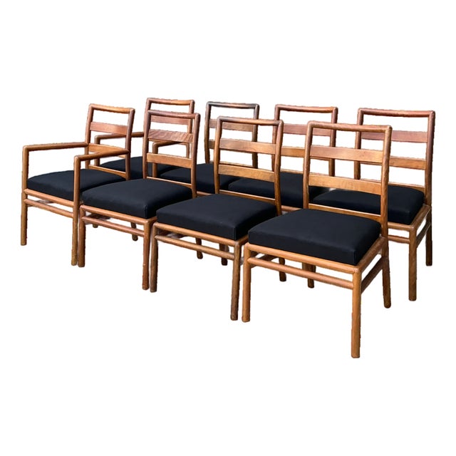 T. H. Robsjohn Gibbings for Widdicomb Dining Chairs - Set of 8 For Sale