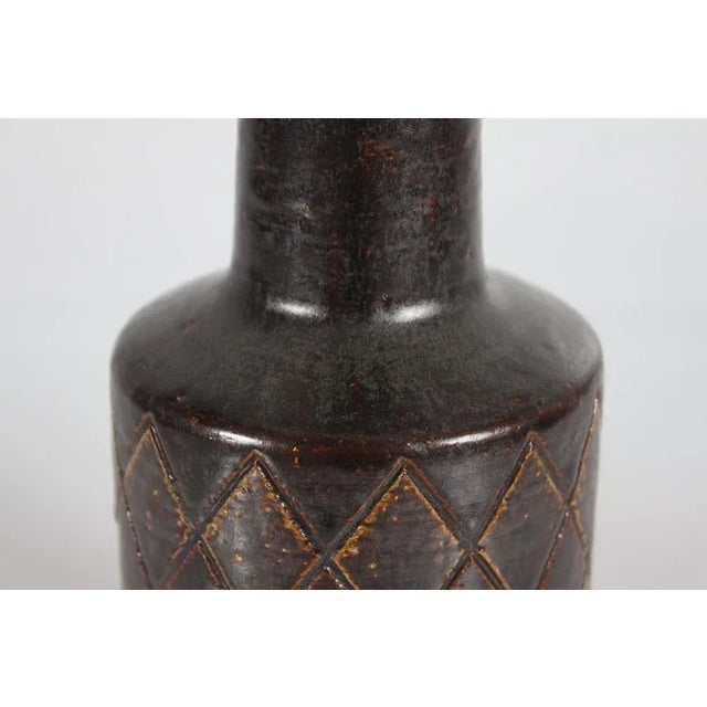 Brown Mid-Century Danish DL 32 Table Lamp by Per Linnemann-Schmidt for Palshus, 1960s For Sale - Image 8 of 11