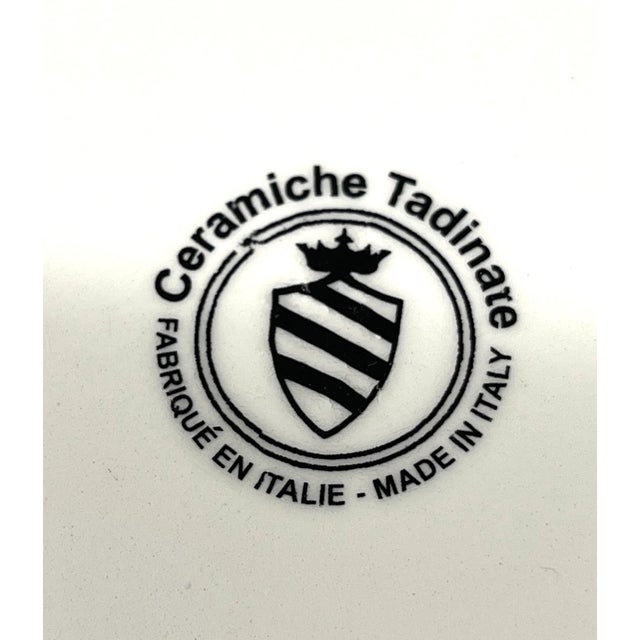 Fine Italian Ceramiche Tadinate Cream Sgraffito Mid-Century Ball Vase For Sale - Image 15 of 15