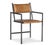 BOBO Matthew Izzo Home Alex Square Arm Dining Chair For Sale - Image 4 of 4