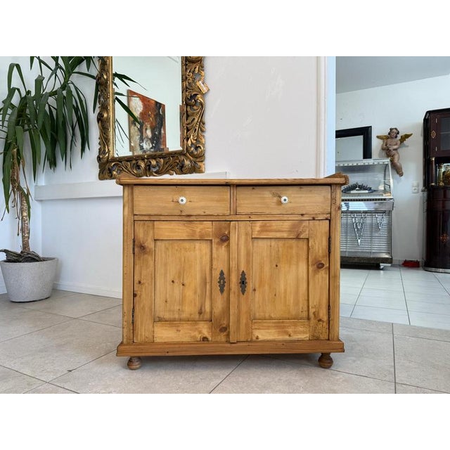 Rustic Shop Apothecary Cabinet For Sale - Image 14 of 14