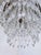 Vintage Crystal Upside Down Waterfall Chandelier With Ornate Silver-Tone Rim For Sale In New York - Image 6 of 10