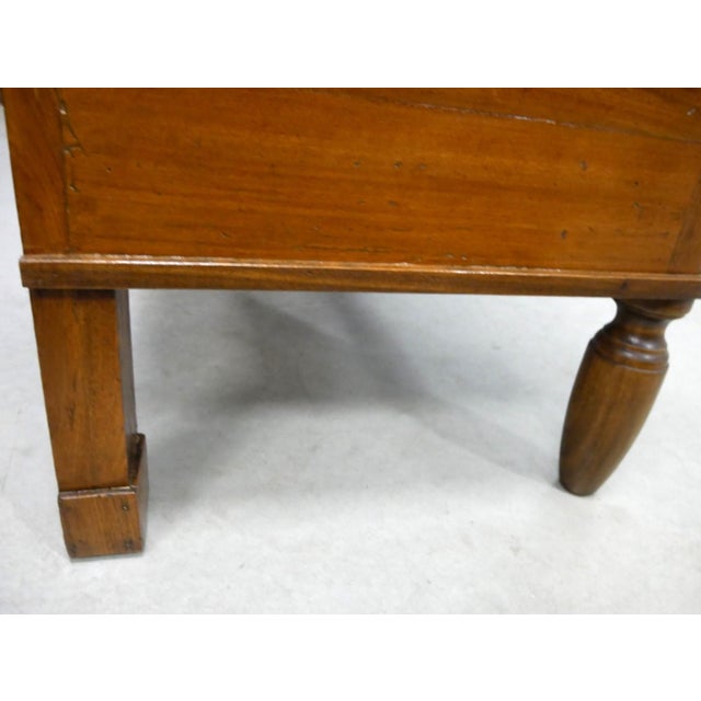 Wood Antique Elm Chest of Drawers. 1800s For Sale - Image 7 of 17