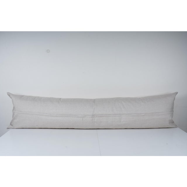 1960s Tashkent Suzani Animal Pictorial Bedding Pillow Case Made From a 19th Century Suzani For Sale - Image 5 of 5