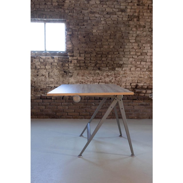 Dutch Drafting Table by Friso Kramer & Wim Rietveld for Ahrend De Cirkel, 1959, 1960 For Sale - Image 14 of 18
