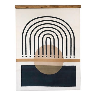 Miro-Arch Lines Canvas Wall Hanging For Sale