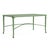 Brown Jordan Calcutta 24" x 42" Cast Top Coffee Table in Bay Leaf For Sale
