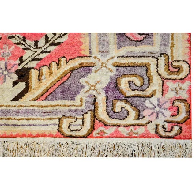 Early 20th Century Early 20th Century Asian Khotan Rug For Sale - Image 5 of 7