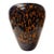 Vintage Signed Ralph Lauren Home “Safari Tortoise” Hand-Blown Art Glass Hurricane Vase For Sale