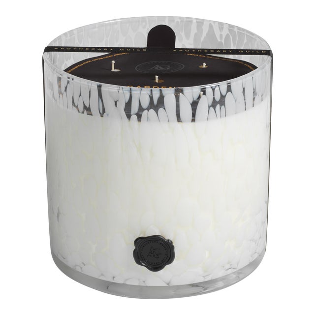 AG Opal Glass 5-Wick Candle Jar, Gardenia For Sale