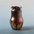 Glass Antique Bohemian Iridescent Art Glass Vase C. 1900 For Sale - Image 7 of 15