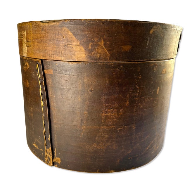 Late 19th Century Antique Chinese Painted Bentwood Storage Box W/ Figural Scene For Sale - Image 5 of 6