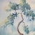 Vintage Serene Chinese Watercolor Painting - Gilt Bamboo Frame For Sale - Image 9 of 12