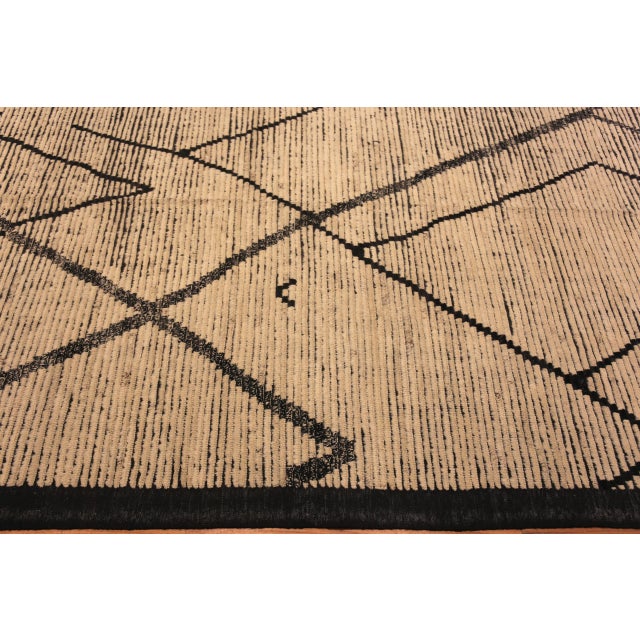 Tribal Nazmiyal Collection Large Modern Tribal Decorative Area Rug For Sale - Image 3 of 7