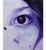 Kadyrova by Ryan Morse | Oil on panel Portrait of a woman's eye with purple tones. For Sale