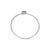 Haus of Brilliance .925 Sterling Silver 8 x 5.5mm Pear Shape Amethyst and Diamond Accent Halo Bypass Bangle Bracelet (H-I Color, SI1-SI2 Clarity) - Fits up to 7" Inches For Sale - Image 4 of 6