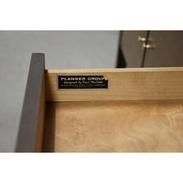 1950s Paul McCobb Planner Group Wall Unit Credenza For Sale - Image 13 of 13