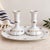 An elegant three-piece vintage Shabbat candleholder set by Winterling Kirchenlamitz of Bavaria, West Germany. Crafted in...