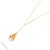 Early 21st Century Baroque Pearl Teardrop & Gold Pendant Chain Necklace For Sale - Image 5 of 9