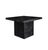 1980s Postmodern Black Marble Stone Accent Table For Sale - Image 5 of 5
