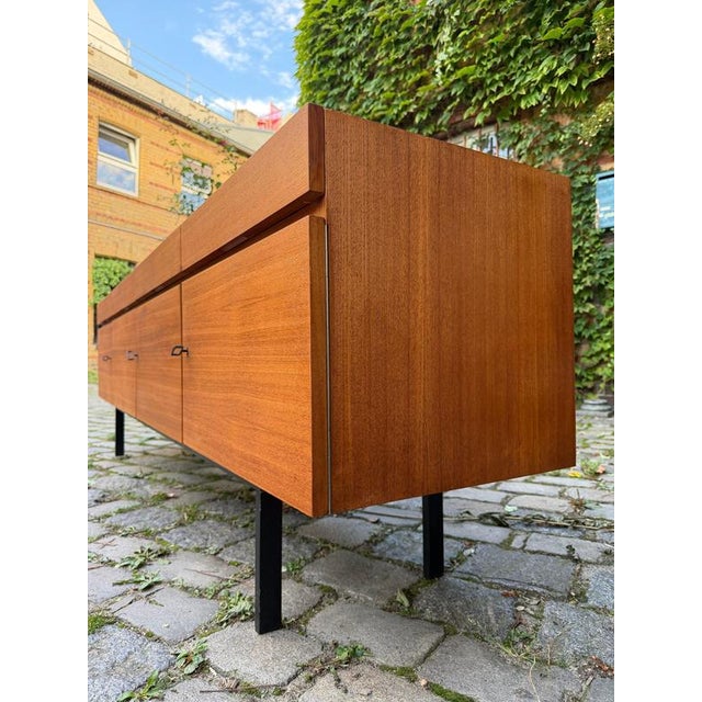 Teak Sideboard with Lock, Germany For Sale - Image 4 of 11