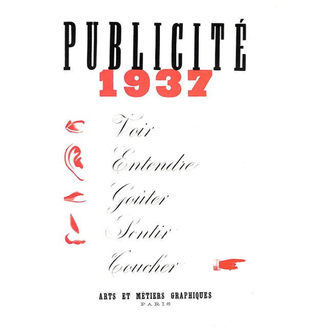 [120] pp. Editions Arts Et Metiers Graphiques 1937 12 1/4" x 9 7/8" Cover design by L. Mazenod PUBLICITE 1937 [ARTS ET...