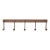 Antique Wrought Iron Industrial Wall Rail Rack For Sale