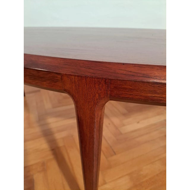 Brown Teak Coffee Table by Johannes Andersen for CFC Silkeborg, 1960s For Sale - Image 8 of 10