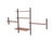 Metal Vintage Three-Piece Wall Unit with Desk by Louis Van Teeffelen for Wébé, 1960s For Sale - Image 7 of 9