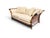 Postmodern Flared Arm Tuxedo Sofa in Textured Velvet For Sale In West Palm - Image 6 of 17