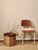 Large Italian rattan and brass planter basket, circa 1970s. The piece features a rounded woven rattan body with vertical...