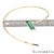 18k (750) Yellow Gold Stylish Tourmaline Necklace For Sale - Image 11 of 14