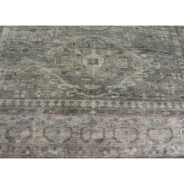 Keivan Woven Arts Large Modern Khotan Rug 12' X 15' For Sale - Image 9 of 12