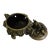 Chinese Brown Dragon Head Lid, Dragons Bronze Incense Burner For Sale In San Francisco - Image 6 of 7