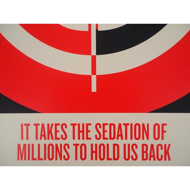 Shepard Fairey, Sedation of Millions, Screenprint For Sale - Image 4 of 7