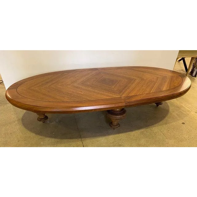 Wood Monteverdi Young Maurice Bailey Large Custom Coffee Table 1960 American For Sale - Image 7 of 13