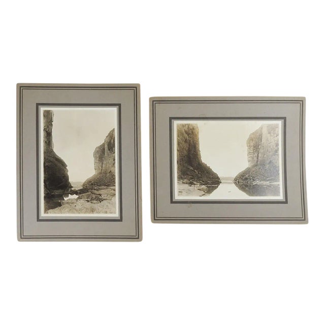 1918 Frank Duncan Rio Grande Canyon Photographs - a Pair For Sale