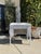 Vintage White Wicker Writing Desk / Vanity Table With Drawer For Sale In Los Angeles - Image 6 of 15