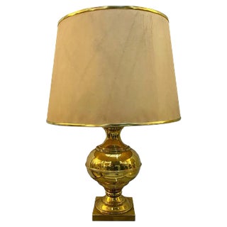 Mid-Century Italian Brass Table Lamp, 1960s For Sale