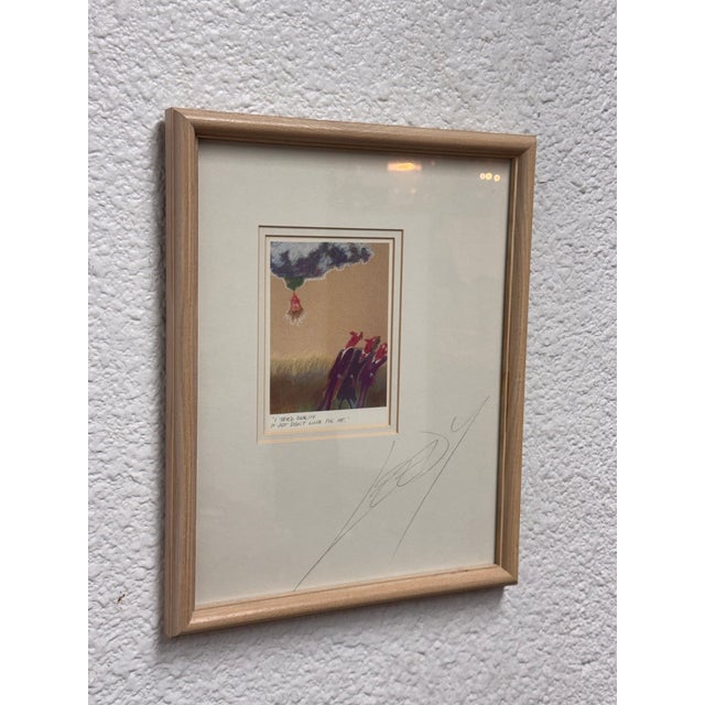 Design Plus Gallery presents a Signed Print Titled “I Tried Reality, It Just Didn’t Work for Me.” from Jeff Leedy. The...