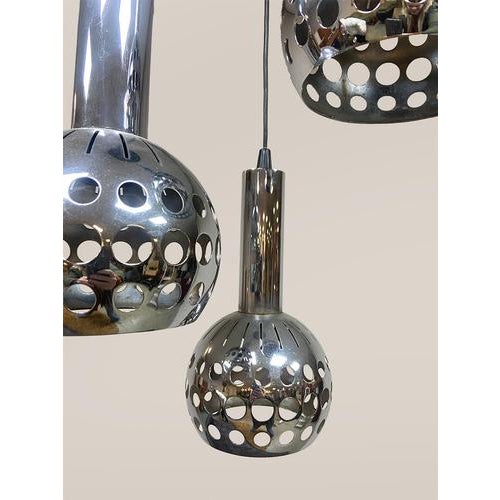 1970s Vintage Symphonie Cascade Pendant Lamp from Euroline, Belgium, 1970s For Sale - Image 5 of 5