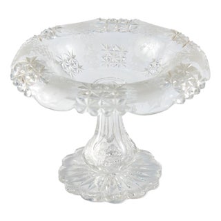 Antique Cut Glass Table Centrepiece, 1920 For Sale
