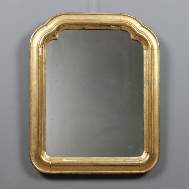 Antique Italian Giltwood Mirror in Mecca, 1800s For Sale - Image 9 of 9